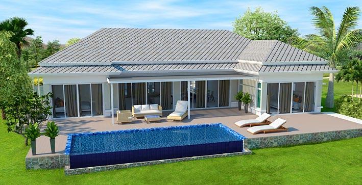 West Course Villa W30, 3-Bed Pool Villa on the 2nd Hole — photo 3
